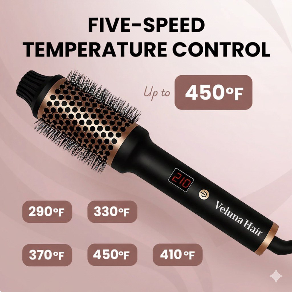 Thermal Styling Brush - VelunaHair